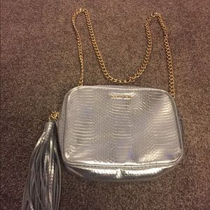 VS Silver Tassel Purse